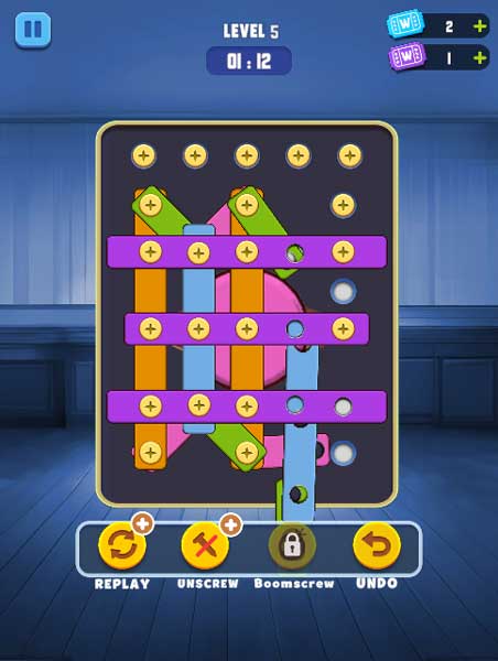 Tháo ốc vít để các thanh chắn tách khỏi khung