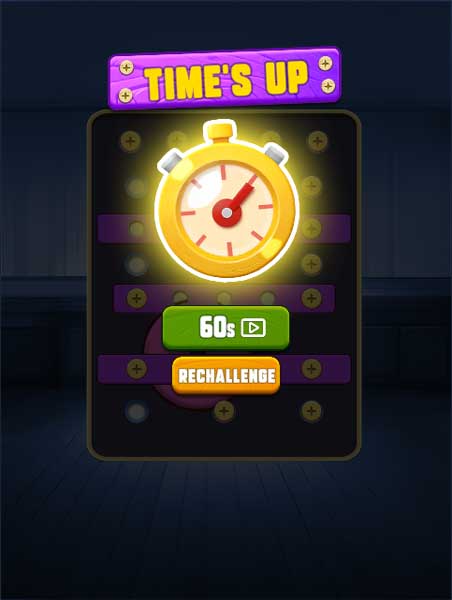 Nhận thêm thời gian để có thể hoàn thành cấp độ