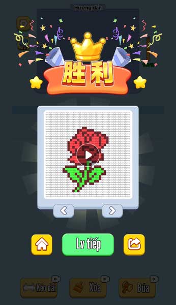 Hoàn thành cấp độ