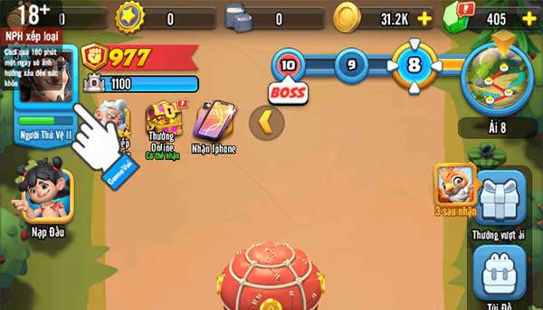 Chạm vào ảnh đại diện