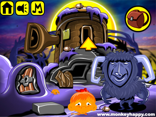 Chơi game Chú khỉ buồn: Ánh sáng Nam Cực - GameVui.vn