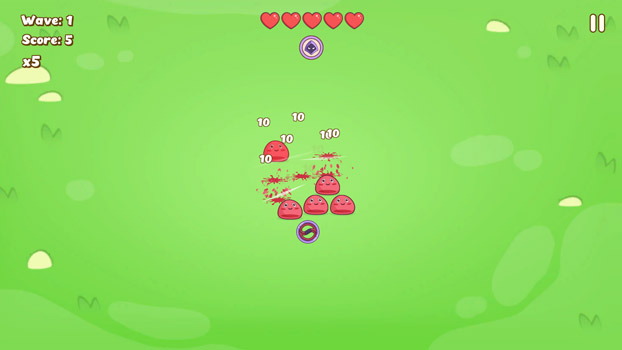 Đánh bại lũ slime hung hãn.