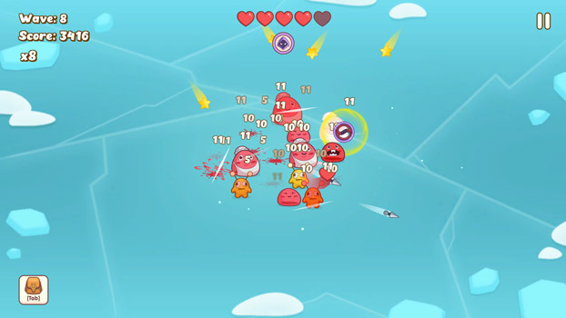 Số lượng quái vật sẽ tăng theo thời gian, hãy cẩn thận!