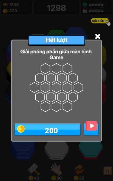 Xem video QC để nhận vật phẩm gợi ý