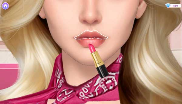 Lựa chọn màu môi phù hợp với nhân vật