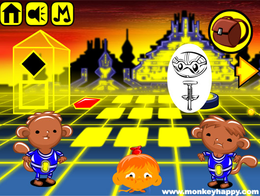 Tìm đồ vật công nghệ cho các chú khỉ.