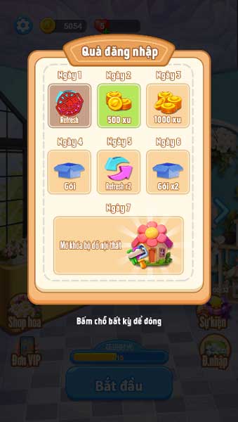 Quà đăng nhập hàng ngày