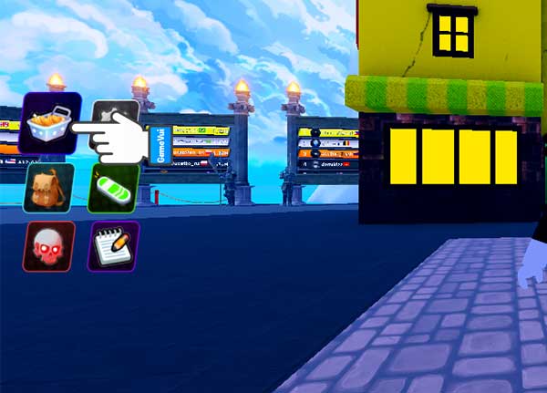 Nhấn vào giỏ hàng