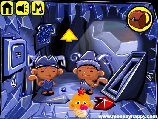 Chơi game Chú khỉ buồn: Pha lê phát sáng - GameVui.vn