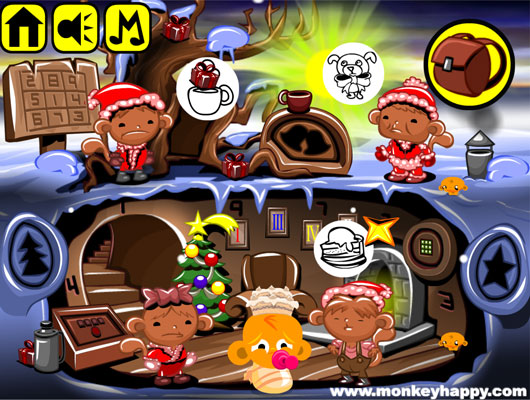 Tìm đồ vật cho các chú khỉ.