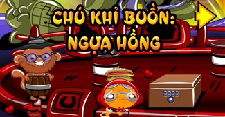 Chú khỉ buồn: Ngựa hồng