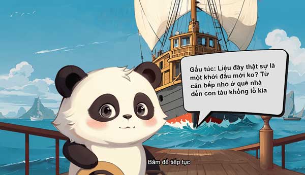 Nhân vật chính của chúng ta - đầu bếp gấu trúc Panda