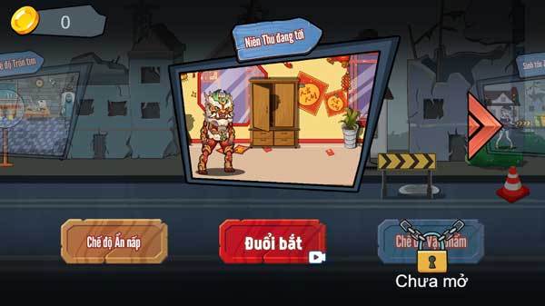 Chơi game Thử thách trốn tìm - GameVui