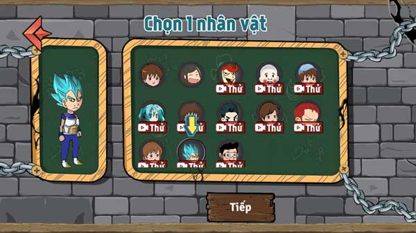 Rất nhiều Skin nhân vật để người chơi lựa chọn