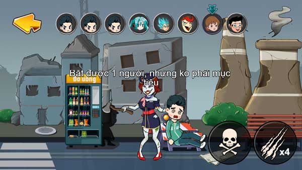 Tại chế độ đuổi bắt các bạn sẽ có 5 lần để bắt được mục tiêu