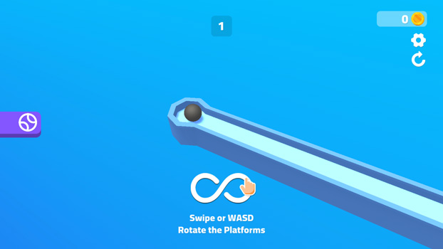 Chơi game Xoay bóng 3D - GameVui.vn