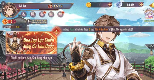 Chạm vào ảnh đại diện