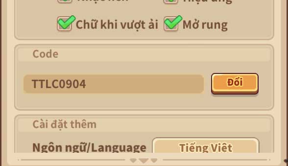 Đổi code