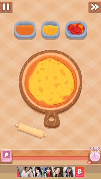 Trộn nguyên liệu Pizza