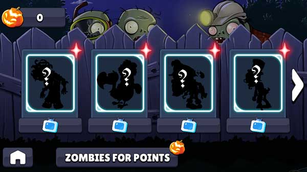 Mở khóa các mẫu Zombie khác trong Shop