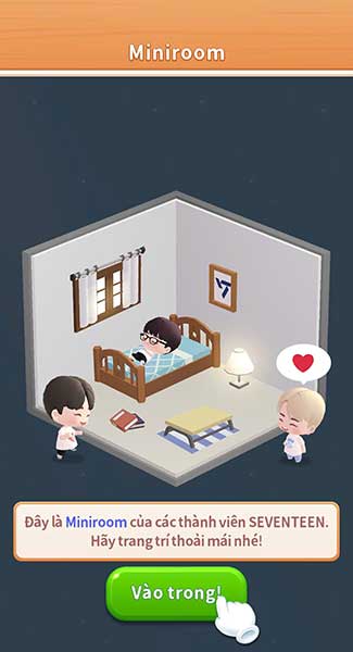Trang trí phòng cho Seventeen