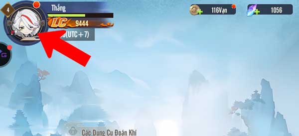 Chạm vào ảnh đại diện