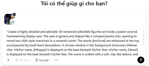 Nhập Prompt vào Chat GPT