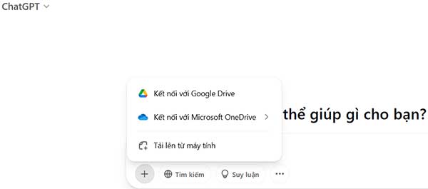 Tải ảnh lên ChatGPT
