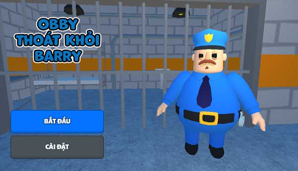 Chơi game Obby thoát khỏi Barry