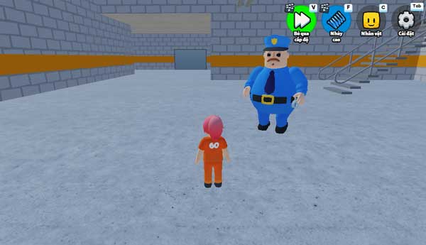 Hãy cẩn thận vì Barry sẽ đuổi theo Obby rất gắt gao đấy nhé