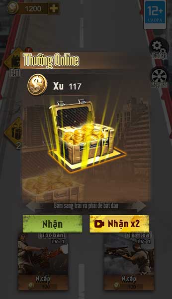 Xem video QC để nhận thêm phần thưởng