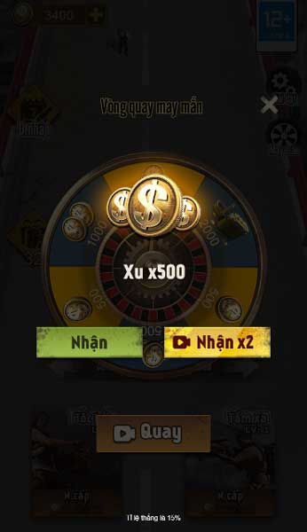 Tính năng vòng quay may mắn với nhiều phần thưởng hấp dẫn