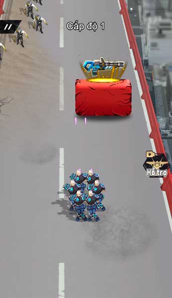 Bắn những khối đỏ để nhận thêm sức mạnh