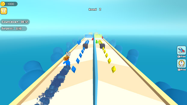 Mau chóng vượt qua các đối thủ để duy trì cuộc đua.