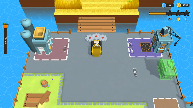 Chơi game Xe cắt cỏ 2 - GameVui.vn