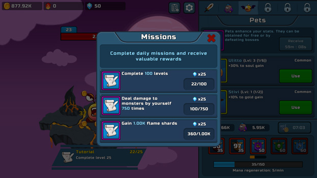 Mở khoá các thành tựu thú vị.