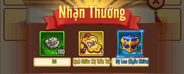 Phần thưởng đổi code