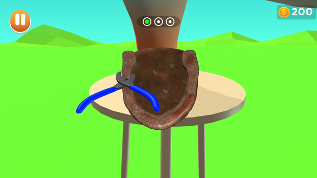 Hãy giúp các chú ngựa chăm sóc bộ móng.