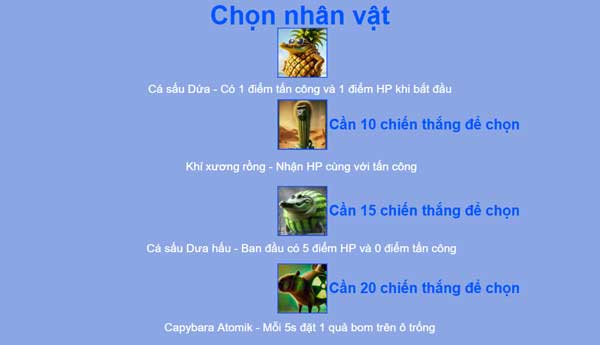Chọn nhân vật meme Brainrot