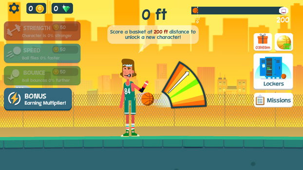 Chơi game Siêu ném bóng rổ - GameVui.vn