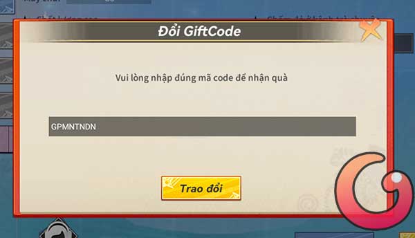 Nhập code