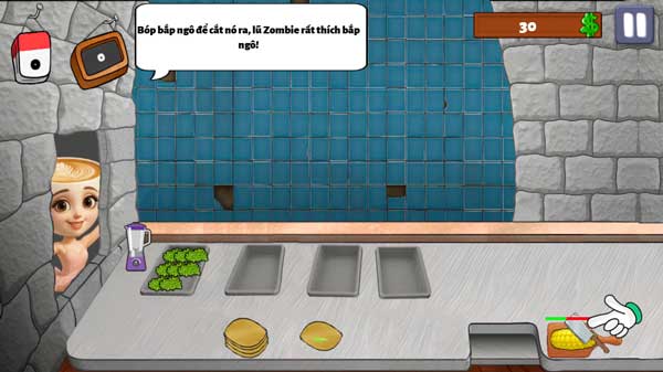 Chuẩn bị sẵn nguyên liệu và quá trình chế biến các món ăn