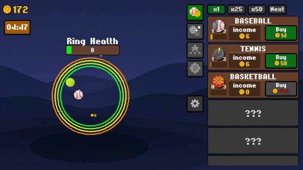 Mở khóa nhiều loại bóng.