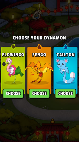 Lựa chọn các Pokemon khởi đầu.