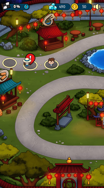 Nhiều màn chơi và thử thách hấp dẫn.