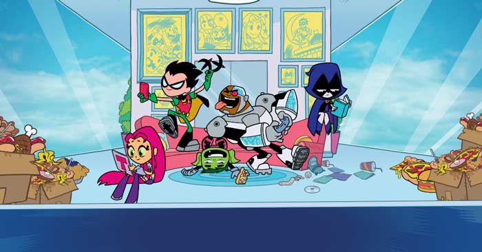 Teen Titans Go - Ném đồ ăn
