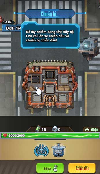 Chơi game Chiến xa diệt Zombie - GameVui