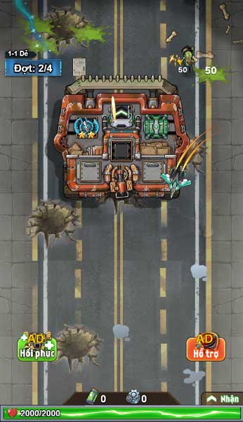 Hạ gục càng nhiều thây ma càng tốt