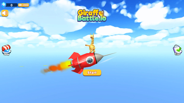 Chơi game Đại chiến hươu cao cổ - GameVui.vn