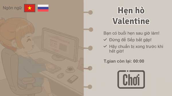 Chơi game Hẹn hò Valentine - GameVui
